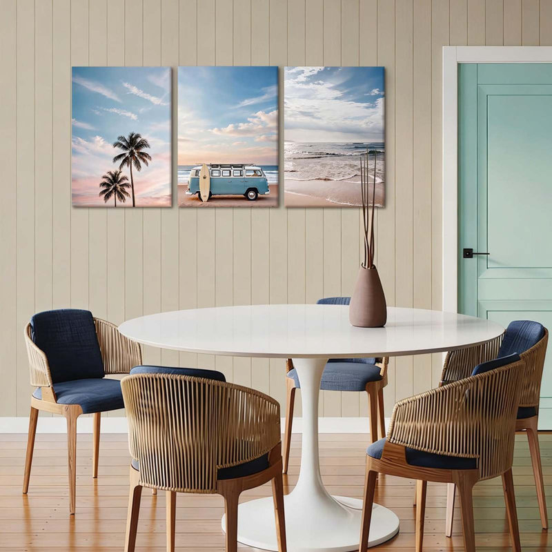 3 Piece Wrapped Canvas Wall Art