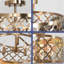 Plafonnier semi-encastré 3 lumières 16 po Hajari-1406700405-1406700404