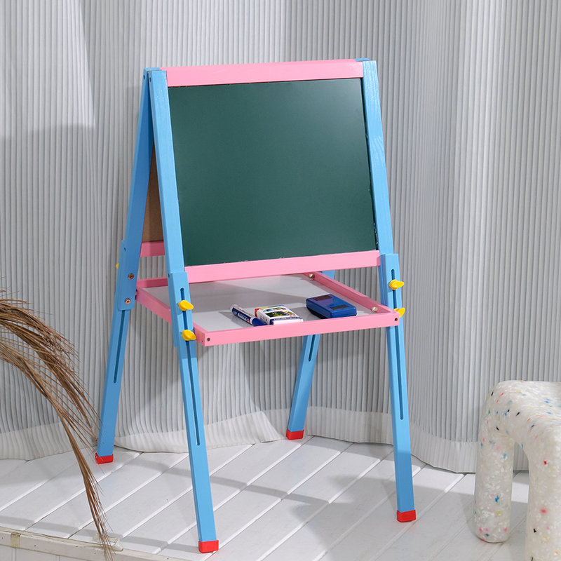 Blue Elephant Folding Wood Board Easel