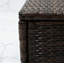 Chaises d'extérieur roulantes, 2 chaises longues inclinables, avec coussin, coussin, appui-tête, accoudoirs et roues