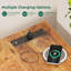 Bureau en forme de L avec prises de courant, bureau d'ordinateur de 47 pouces à 3 tiroirs, tablettes, pour jouer, coin bureau, bureau personnel, bureau, brun rustique