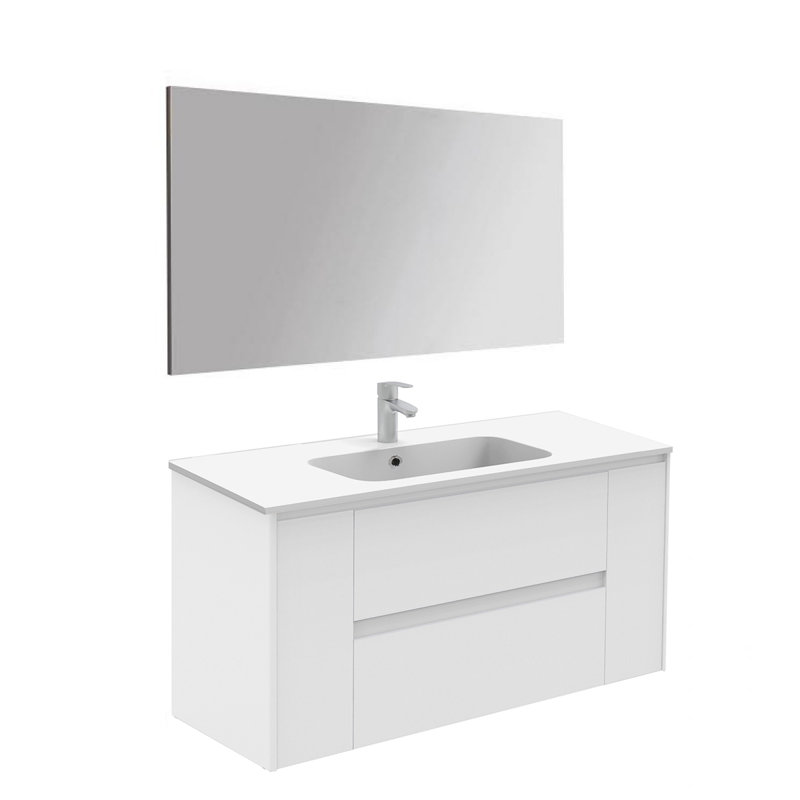 Ambra 47.4'' W Single Vanity, Matte White