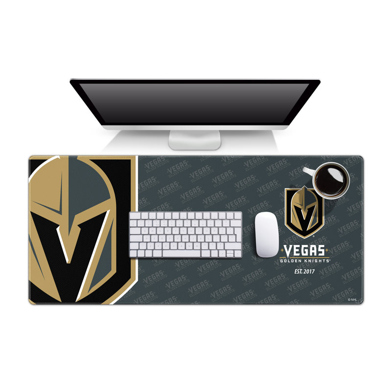 Desk Pad, Gold/Gray