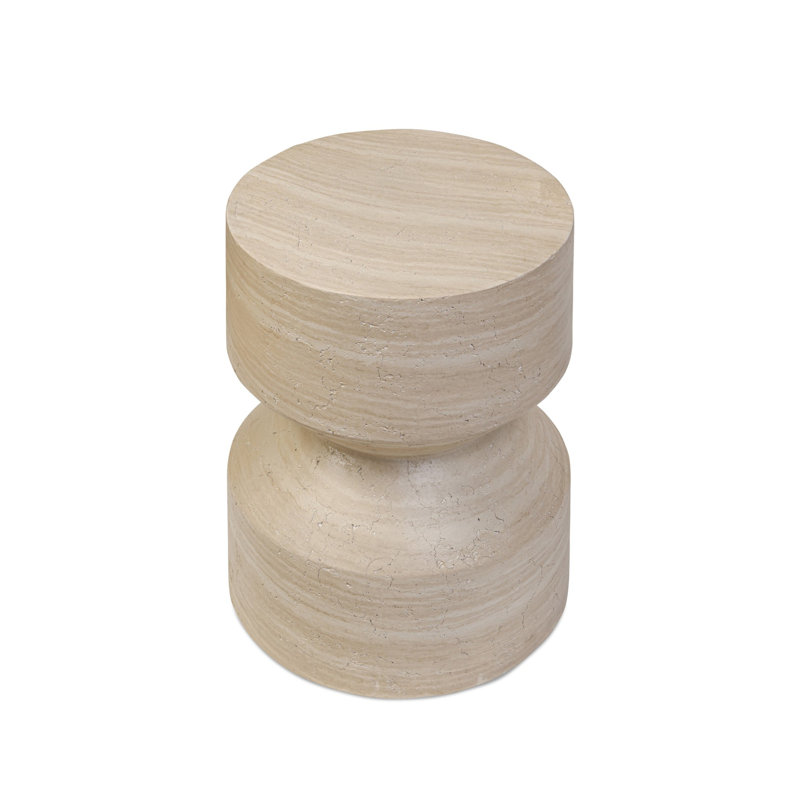 Ara End Table, Sand Striae