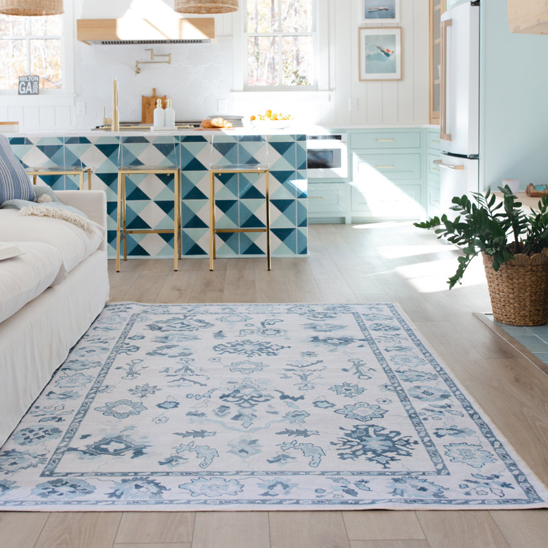 Tapis traditionnel lavable Kugler, Rectangle 7 pi 6 po x 9 pi 10 po