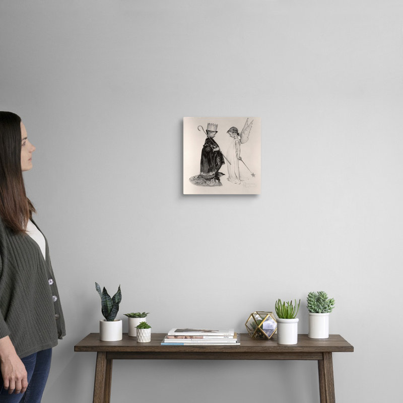 Art mural sur toile, Toile tendue, H 12 po x l 12 po x P 1,25 po