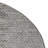 Exley Vintage Leather Hand Woven Leather/Cotton Geometric Rug in Grey-1371767953