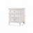White 3 Drawer Nightstand