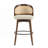 Nasra 26" Seat Height Rubberwood Counter Stools With Rattan Backrests-122002028-129682434