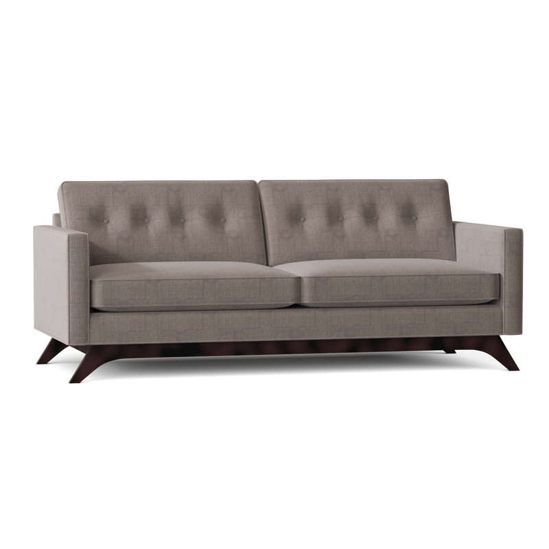 Flinn Upholstered 84'' Sofa, Macarena Gravel