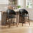 Upholstered Solid Wood Bar Stool Counter Stool-1906351998-1906351999
