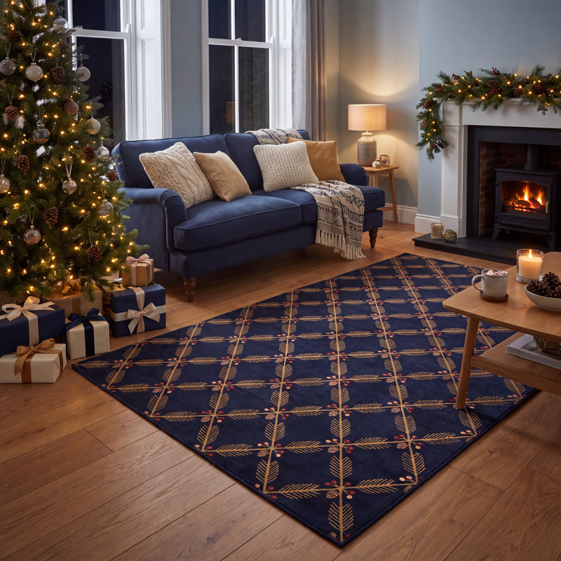 Tapis de Noël Ayder, Rectangle 5 pi 3 po x 9 pi 6 po