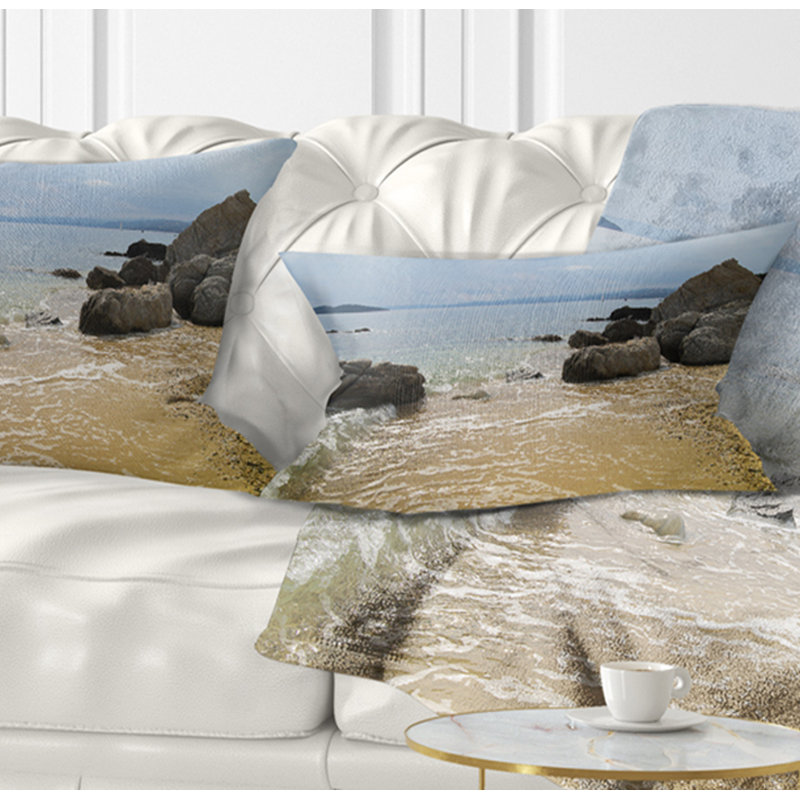 Coussin lombaire de roche de mer magnifique