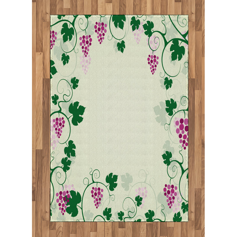 Candace Floral Hand Woven Area Rug, Rectangle 120 x 180cm