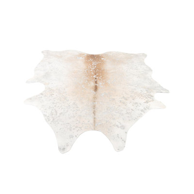 Square Ingalls Beige and Silver Rug