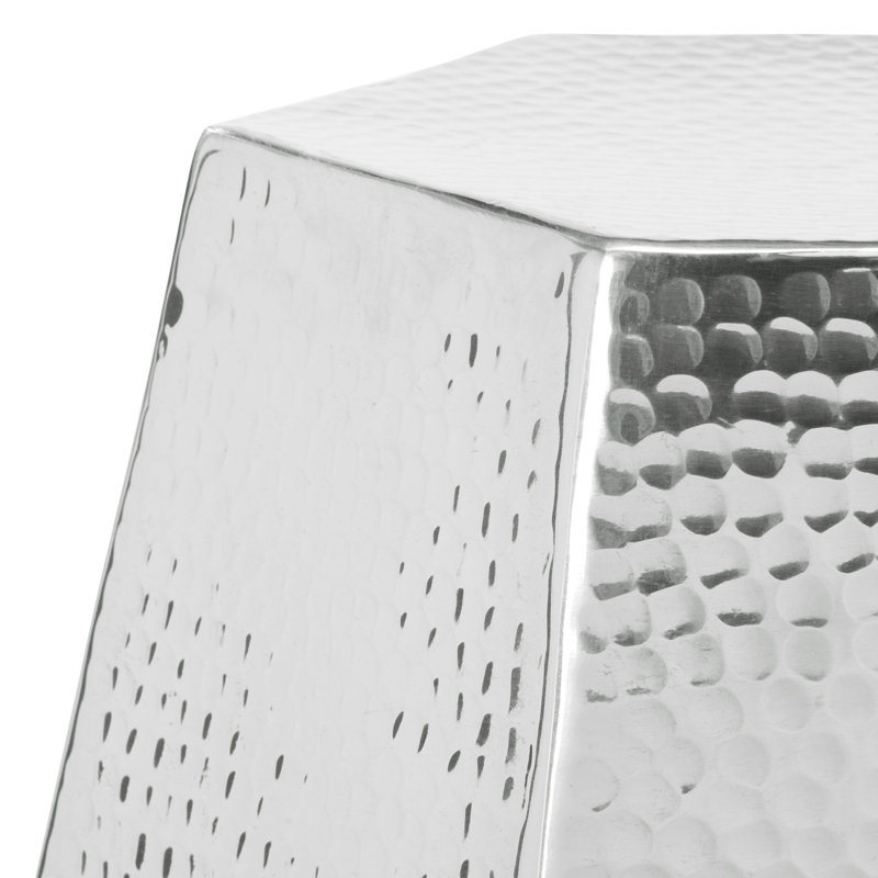 Tabouret d'appoint en aluminium Waights, Argent