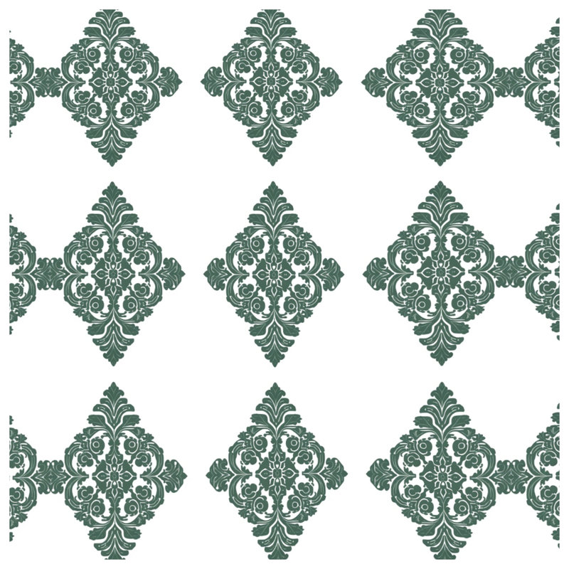 Édredon floral à motif damassé, Twin Extra Long