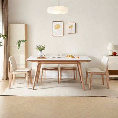 High-end living room family dining table sets