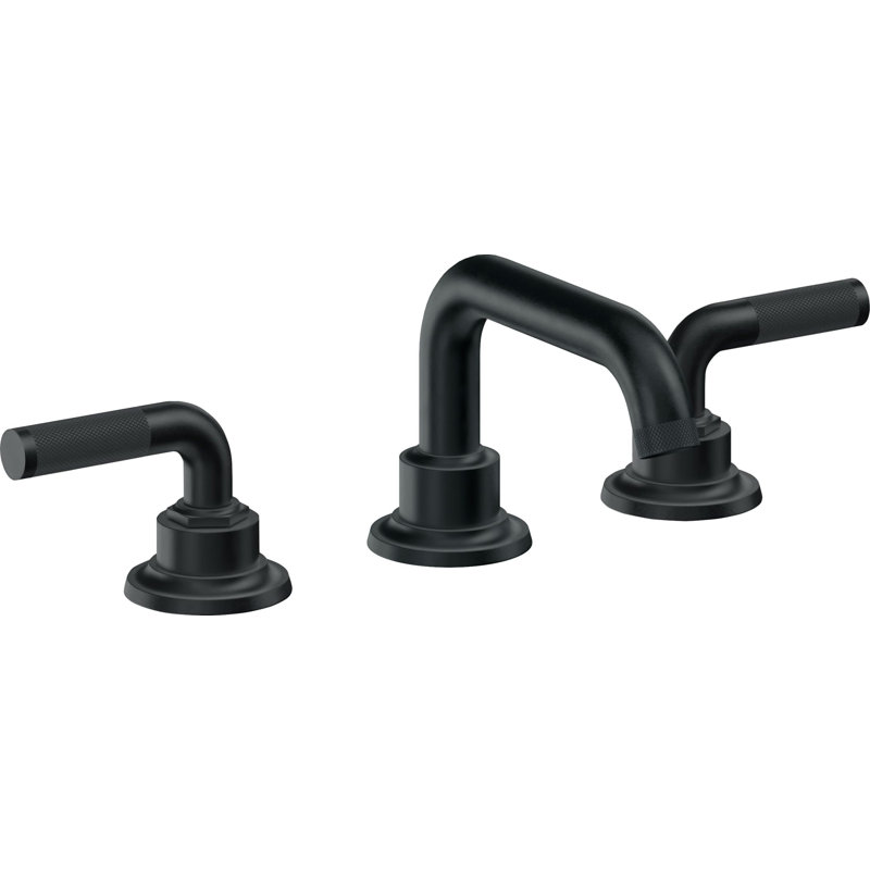 Descanso 2-Handle Bathroom Faucet with Drain Assembly, Carbon