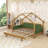 Wood bed with Soft Cushion Rails-1944352312