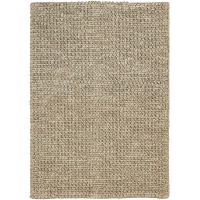 Tapis en jute / coton tissé à la main Nubby Tweed
