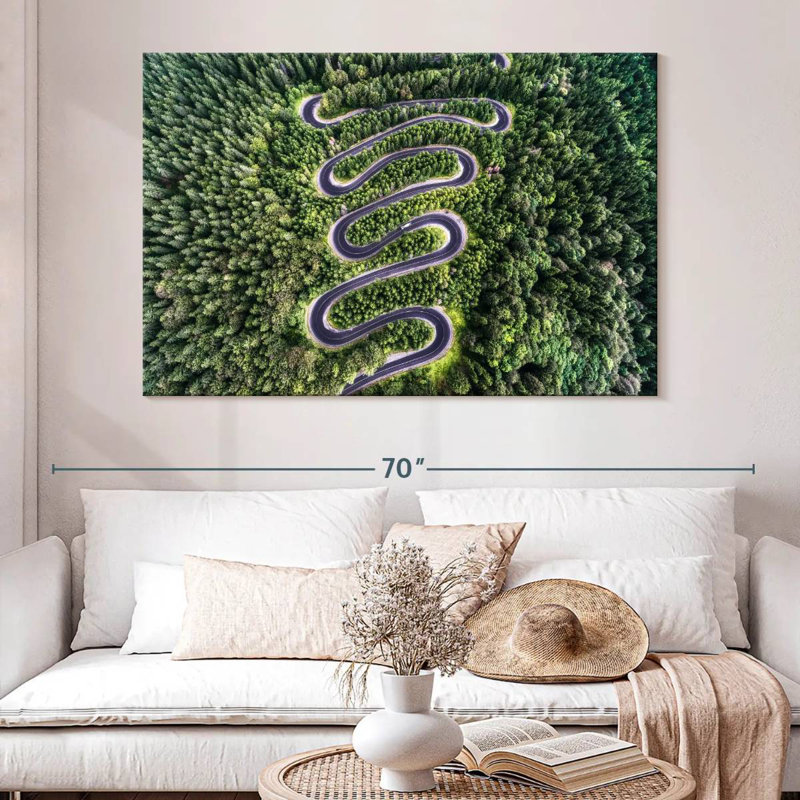 Mehar Transalpina Curvy Road, 34" H x 51" W