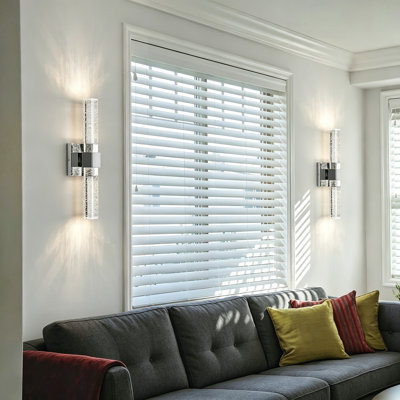 Nazreen Crystal Dimmable Integrated LED Wallchiere