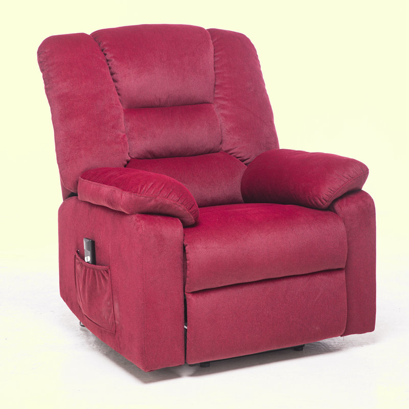 Fauteuil inclinable Kazufumi, Velours rouge