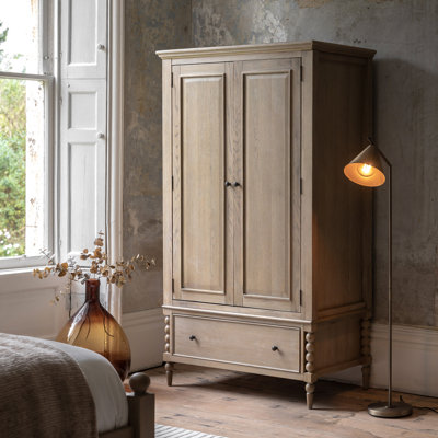 Solid + Manufactured Wood Wardrobe
