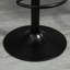 Abdus-Sami Bar Stool Set of 2 Microfiber Cloth Adjustable Height-2087719268