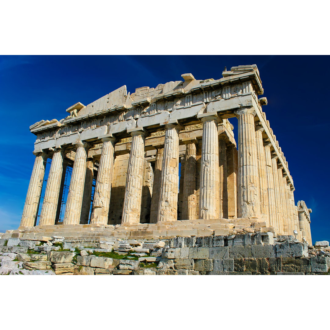 Leinwandbild Der Tempel des antiken Griechenlands Der Parthenon