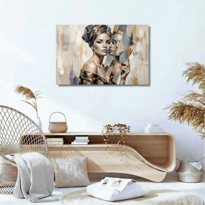 Ensemble de 1 tableau abstrait sur toile