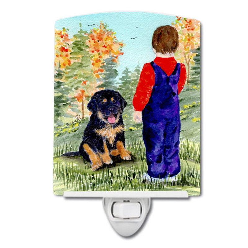 Tibetan Mastiff Ceramic Night Light