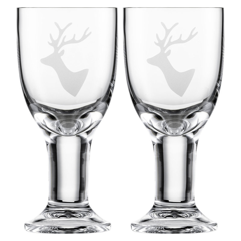 Antigua White Wine Glass Set, 340ml