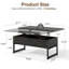 Table basse Susie 4-en-1 avec rangement, table basse multi-fonctions pour le salon-401357239