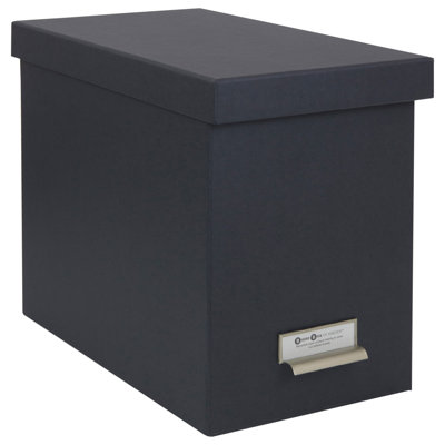 Bigso John Fiberboard Label Frame Desktop File Storage Box
