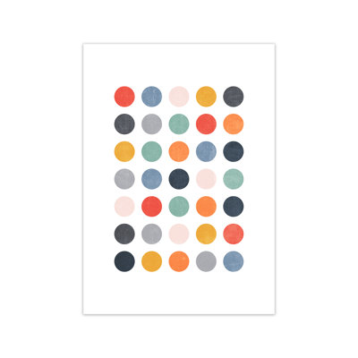 Scandi Dots Texture Original - Print