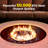 30'' Round Steel Propane Smokeless Fire Pit Table With Lid-341588320