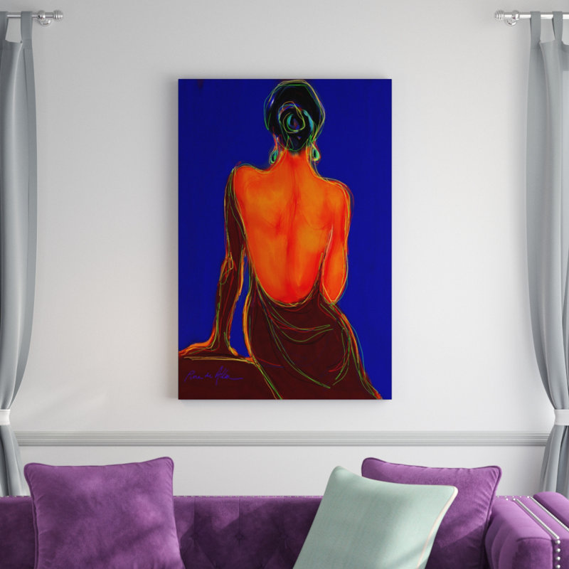 « cocktail hour » par arthur pina, reproduction d’art sur toile tendue, H 45 po x l 30 po x P 1,5 po