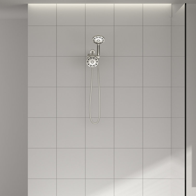 4.7" Multi Function Adjustable Dual Shower Head