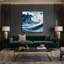 Art mural sur toile gris moderne Coastal-662833449