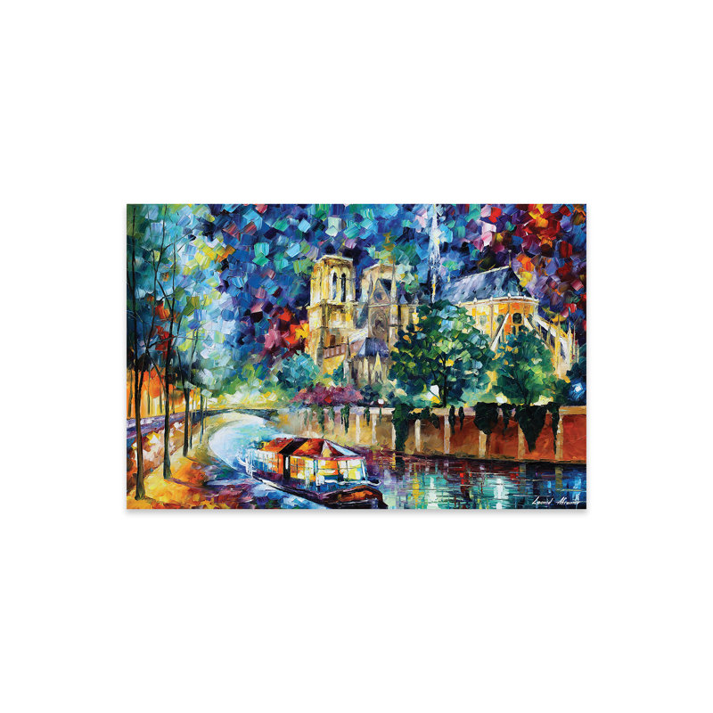 Rivière de Paris par Leonid Afremov
