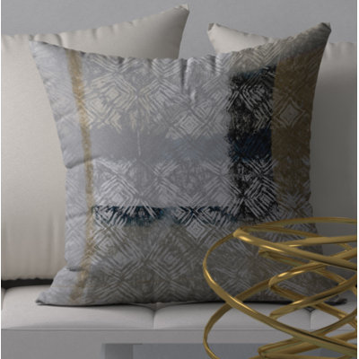 Housse de coussin carrée et insert courtois