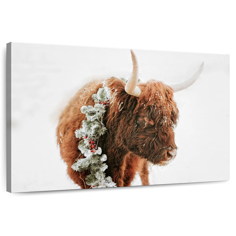 Brampt Christmas Cow, 24" H x 36" W