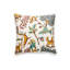 Fables Crewel Square Pillow Cover & Insert
