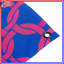 Tapisserie murale rose à motif emboîtable - Décoration murale emboîtable-130859000