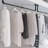 Jafr 36.2'' Metal Wall Mounted Clothes Rack