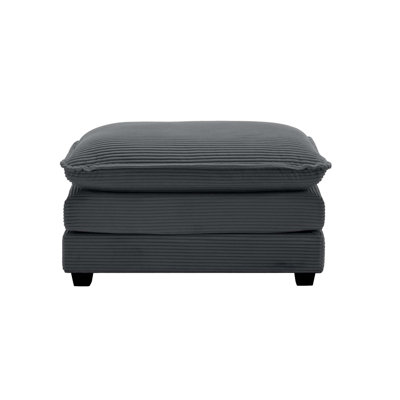 Versatile Corduroy Ottoman Footstool, Perfect For 2, 3, And 4 Seater Sofas, Soft And Stylish
