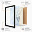 Hands Interlocked Minimalist 1 Piece Single Picture Frame Wall Art-1196314006-1196314013