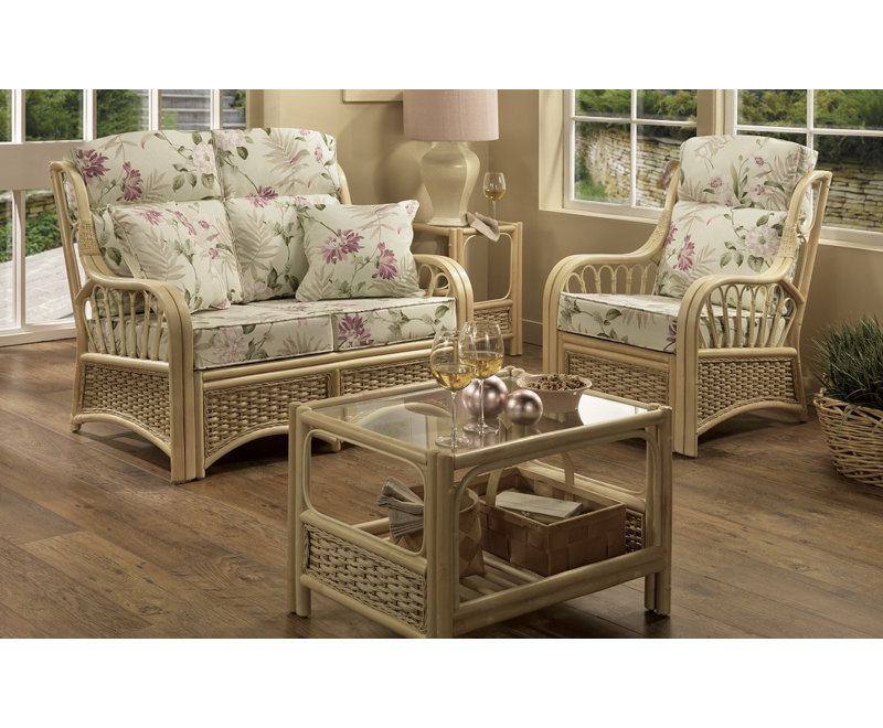 Alaina Four Leg Coffee Table with Storage